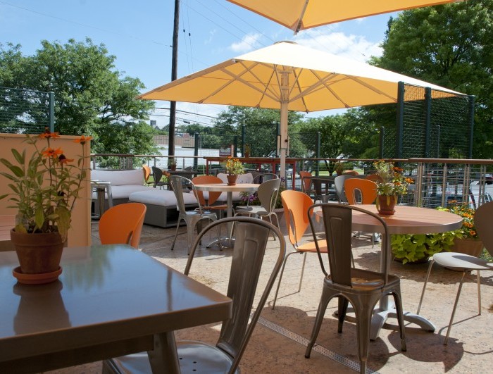 Outdoor Eating Area at the Cafe